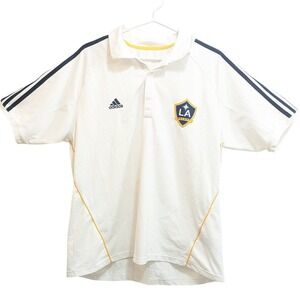 LA Galaxy Adidas David Beckham #23 MLS Soccer Jersey Men's L Clima365 2009–2012